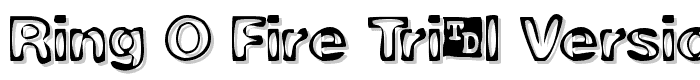 Ring O Fire Trial Version font